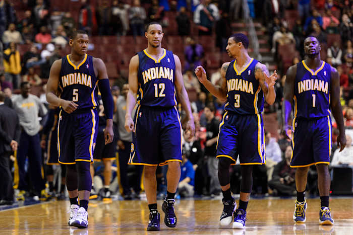 Evan Turner Lavoy Allen George Hill Lance Stephenson Indiana Pacers